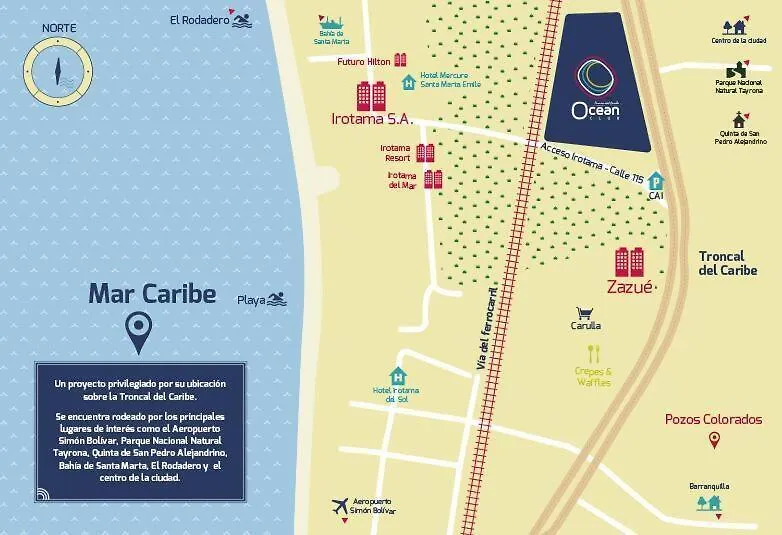Apartamento en Santa Marta, hermosa vista.